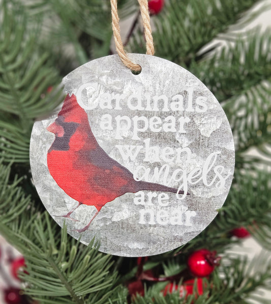 Cardinals appear when angels are near